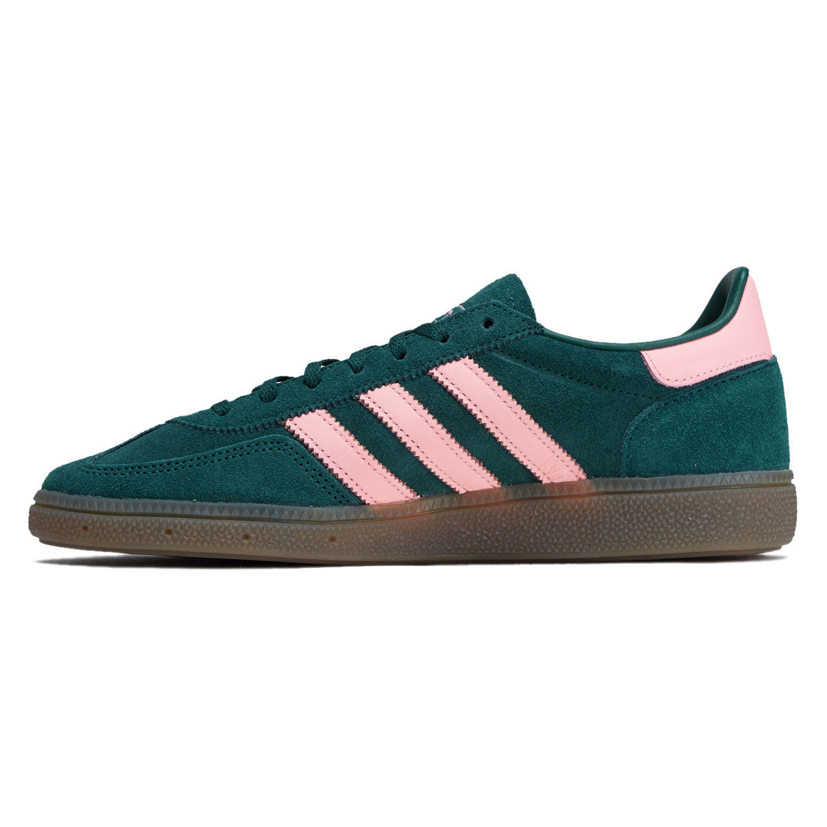 Adidas Womens Handball Spezial Shoes - Collegiate Green/Pink Spark/Gold Metallic