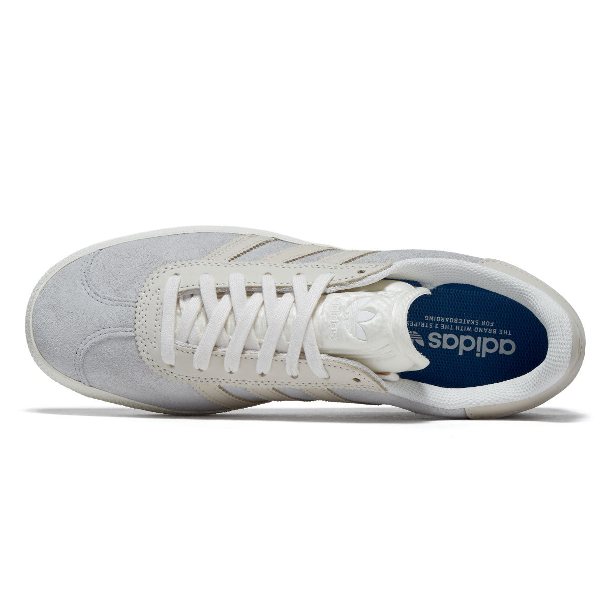 Adidas Gazelle ADV Shoes - Grey/Core White/Gold Metallic
