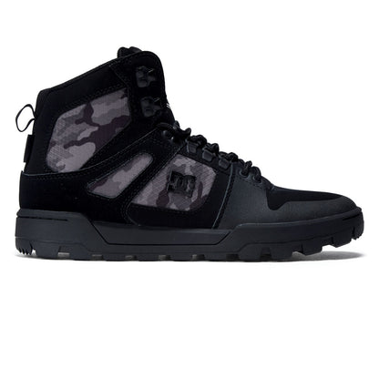 DC Pure High-Top Wr Boots - Black Camo