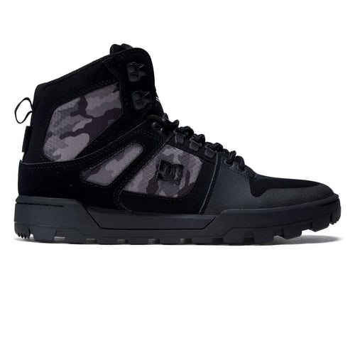 DC Pure High-Top Wr Boots - Black Camo