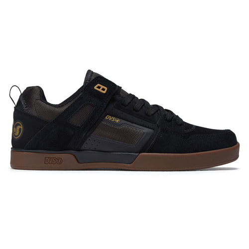 DVS Comanche LT Shoes - Black/Black/Gum Suede