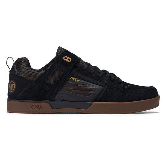 DVS Comanche LT Shoes - Black/Black/Gum Suede