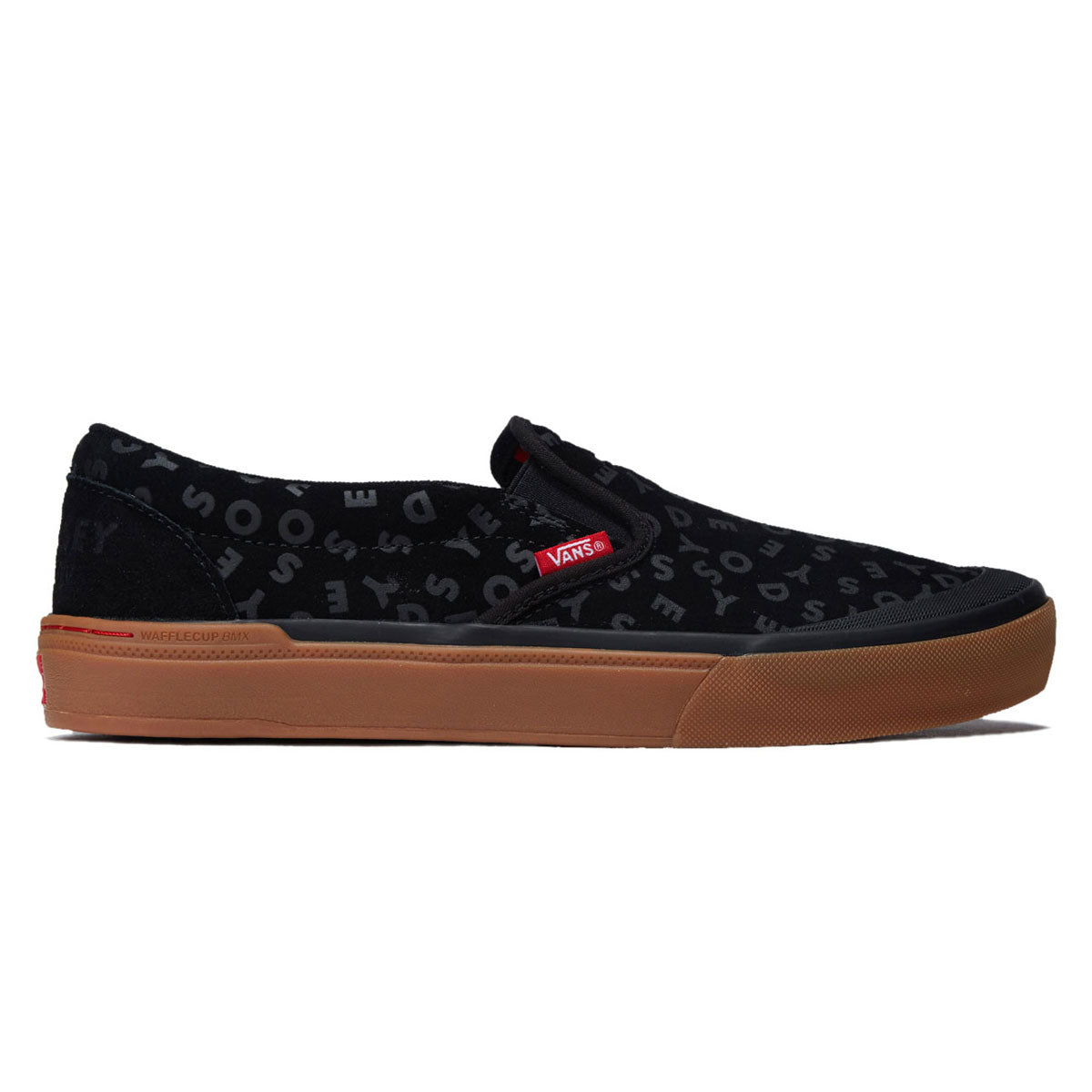 Vans BMX Slip-On Shoes - Black/Red/Gum