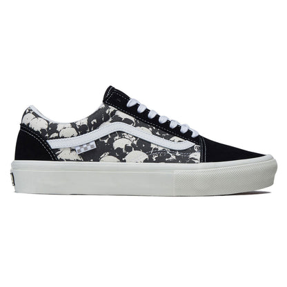 Vans Skate Old Skool Shoes - Skull Pile Black/White/Gum