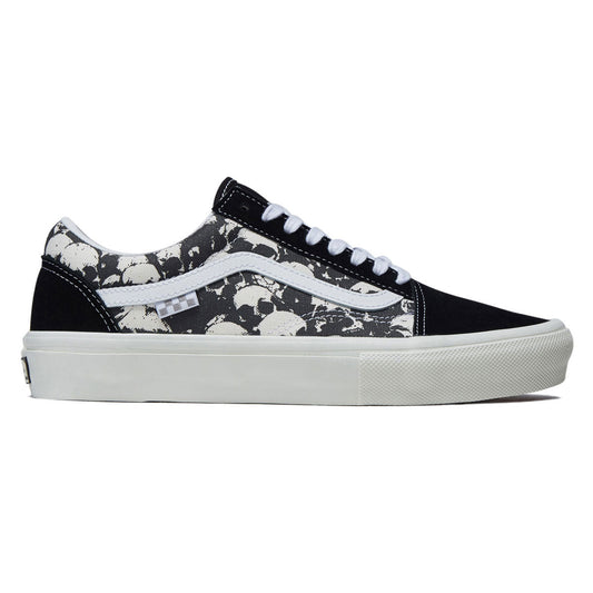 Vans Skate Old Skool Shoes - Skull Pile Black/White/Gum