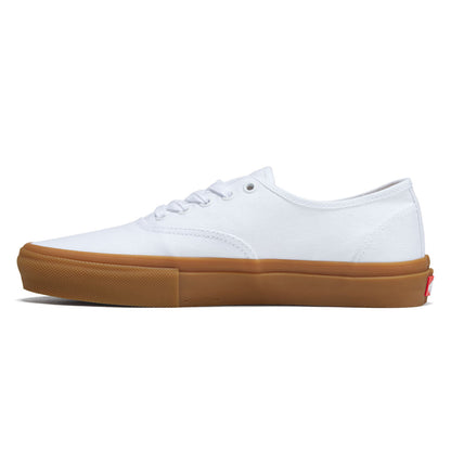 Vans Skate Authentic Shoes - White/Gum