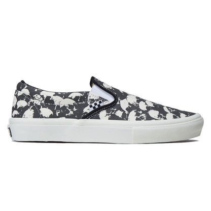 Vans Skate Slip-On Shoes - Skull Pile Black/White/Gum