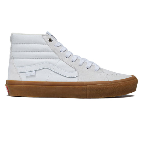 Vans Skate Sk8-Hi Shoes - Crepe White/Gum