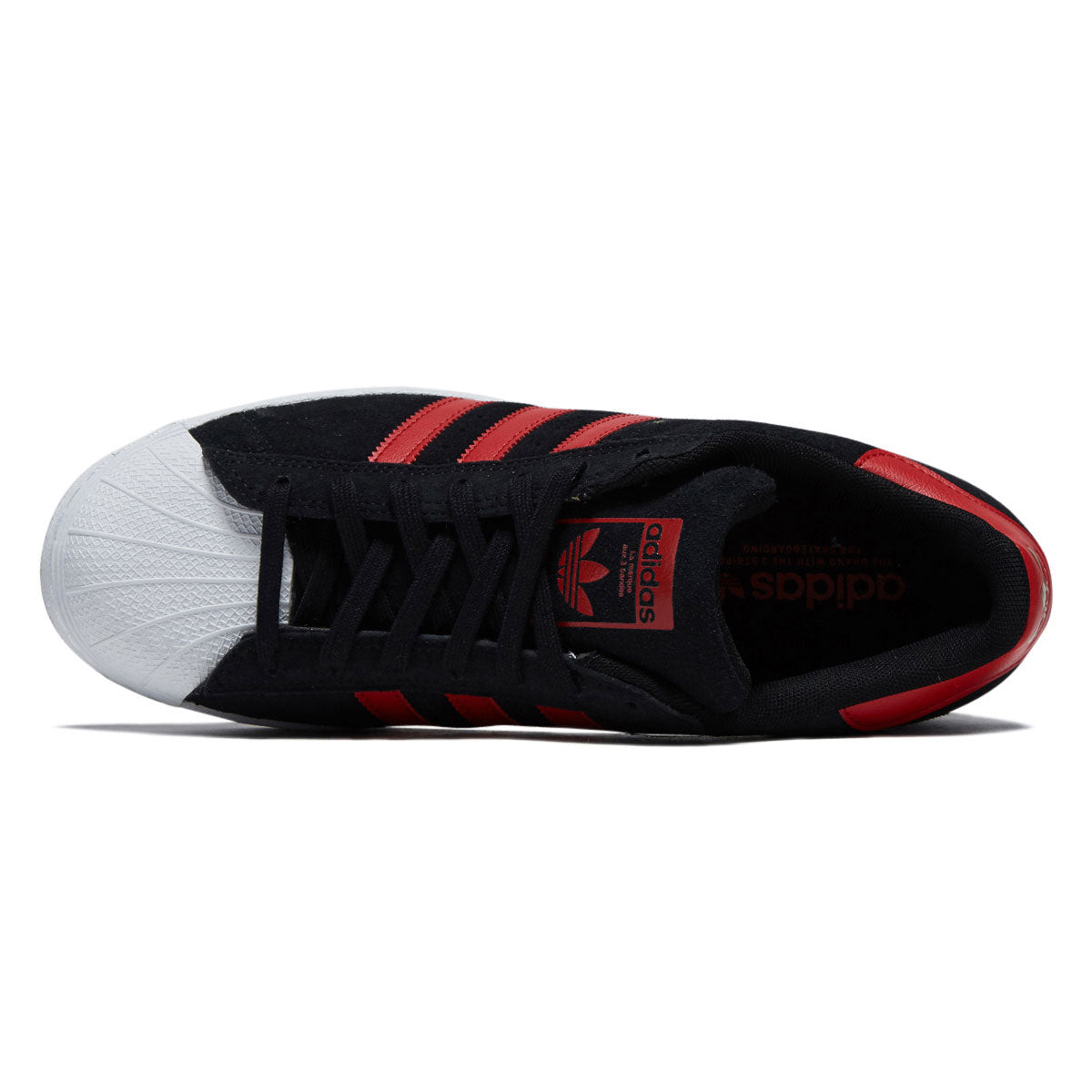 Adidas Superstar ADV Shoes - Core Black/Better Scarlet/Ftwr White
