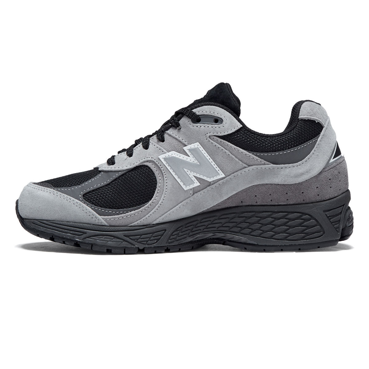 New Balance 2002R Shoes - Black/Silver Metallic