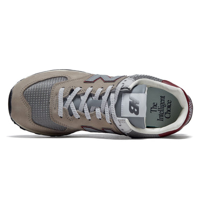 New Balance 574 Shoes - Arid Stone/Monarch Burgundy