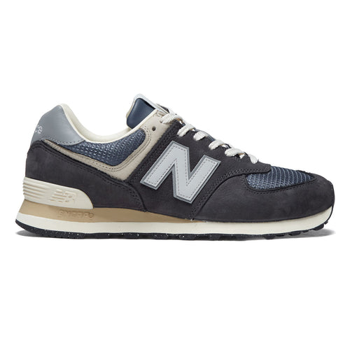 New Balance 574 Shoes - Black Cement/Slate Grey