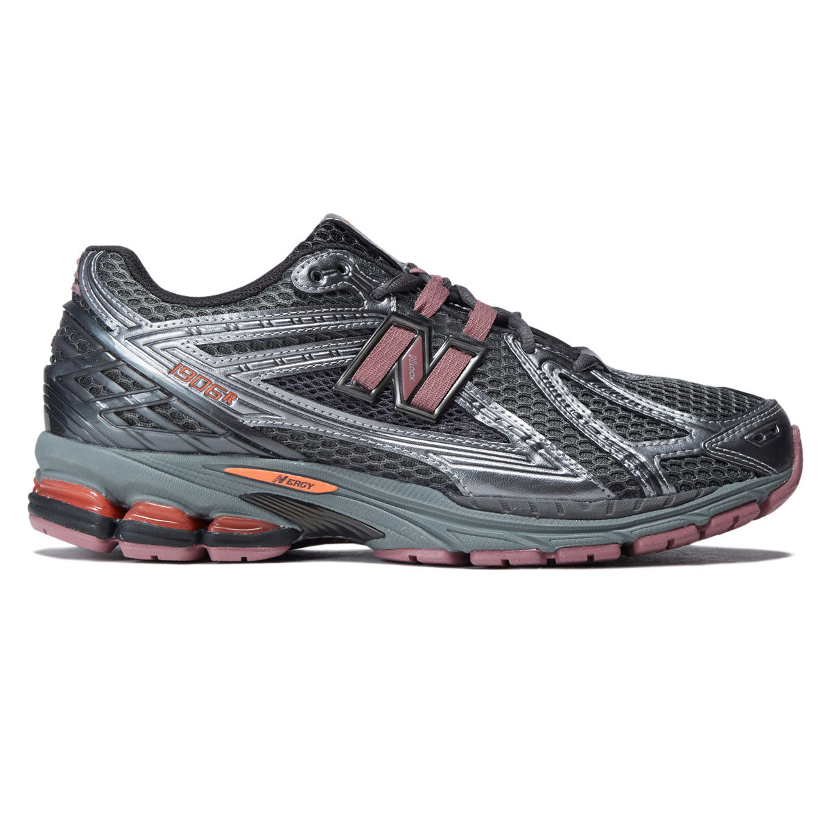 New Balance 1906R Shoes - Dark Silver Metallic/Rosewood