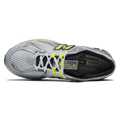 New Balance 1906R Shoes - Light Silver Metallic/Alkaline Green