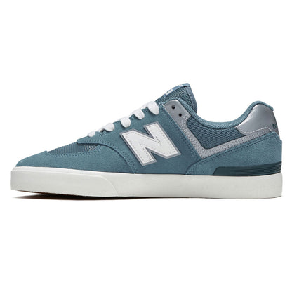 New Balance 574 Vulc Wide Shoes - Saltwater/White