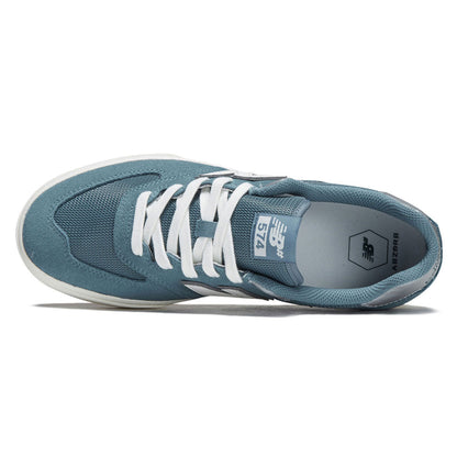 New Balance 574 Vulc Wide Shoes - Saltwater/White