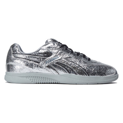 Reebok x Pleasures Hammer Street Shoes - Silver Crinkle