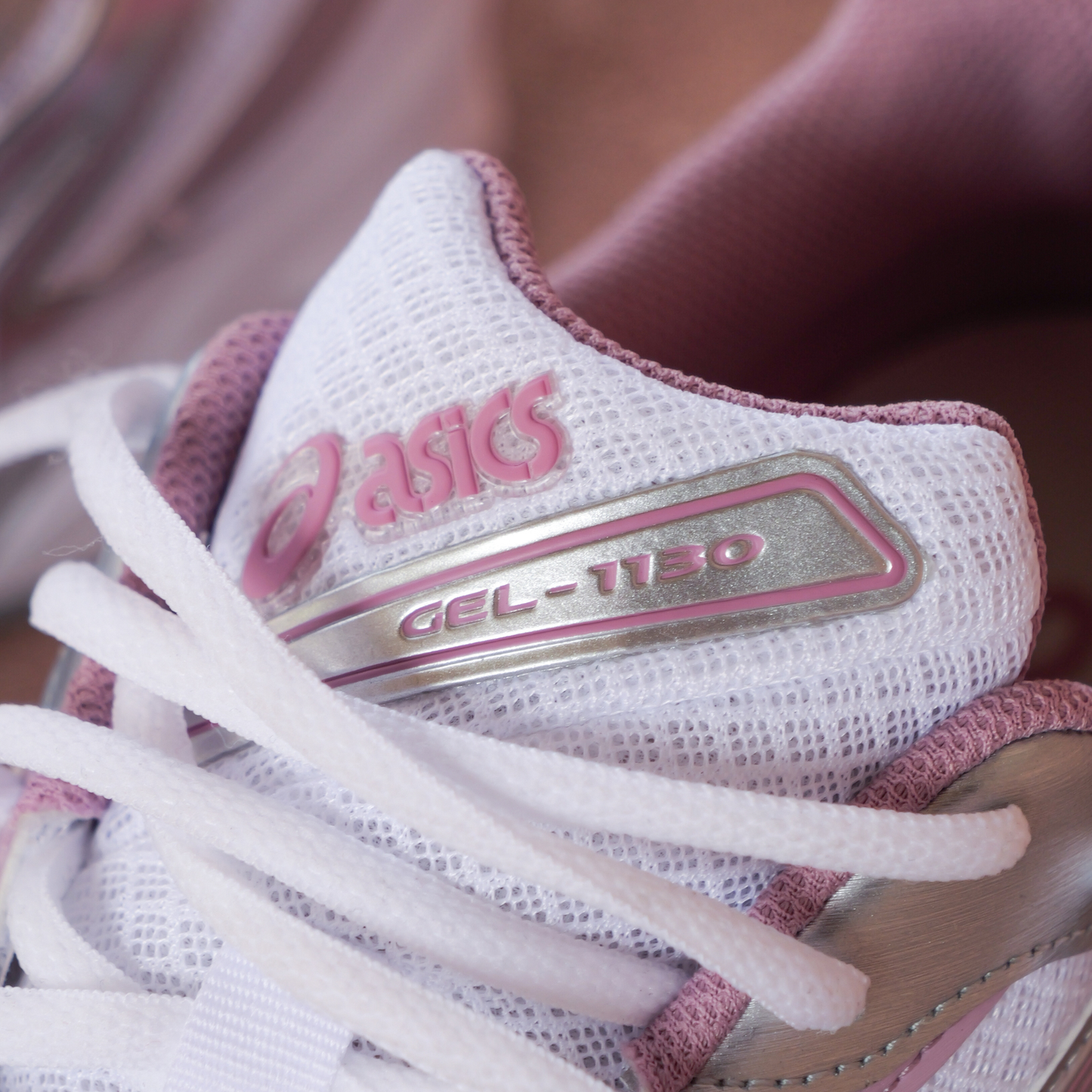 Mens Asics Gel-1130 (White/Taro Purple)