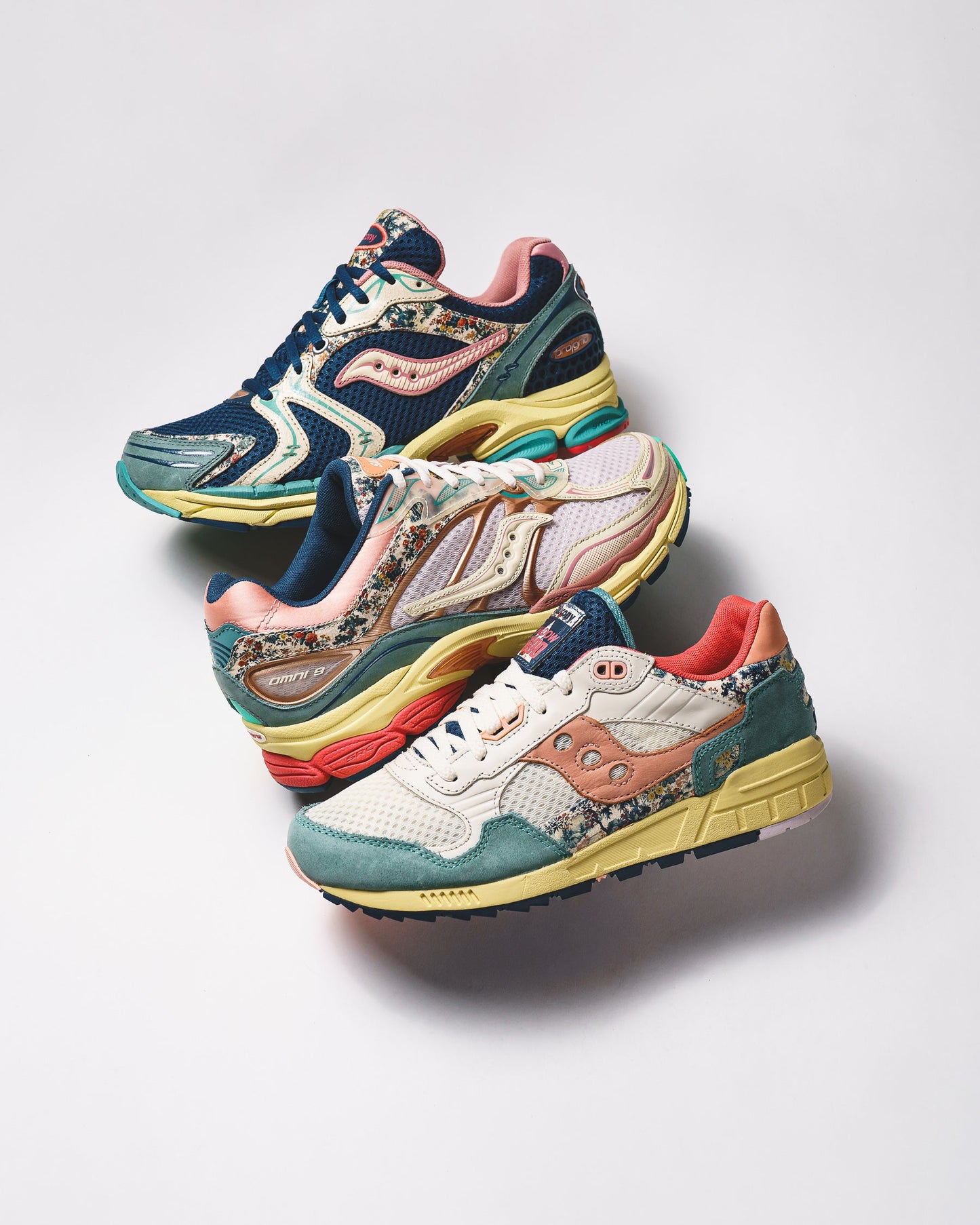 Saucony Men ProGrid Triumph 4 Blue Beige S71015-2