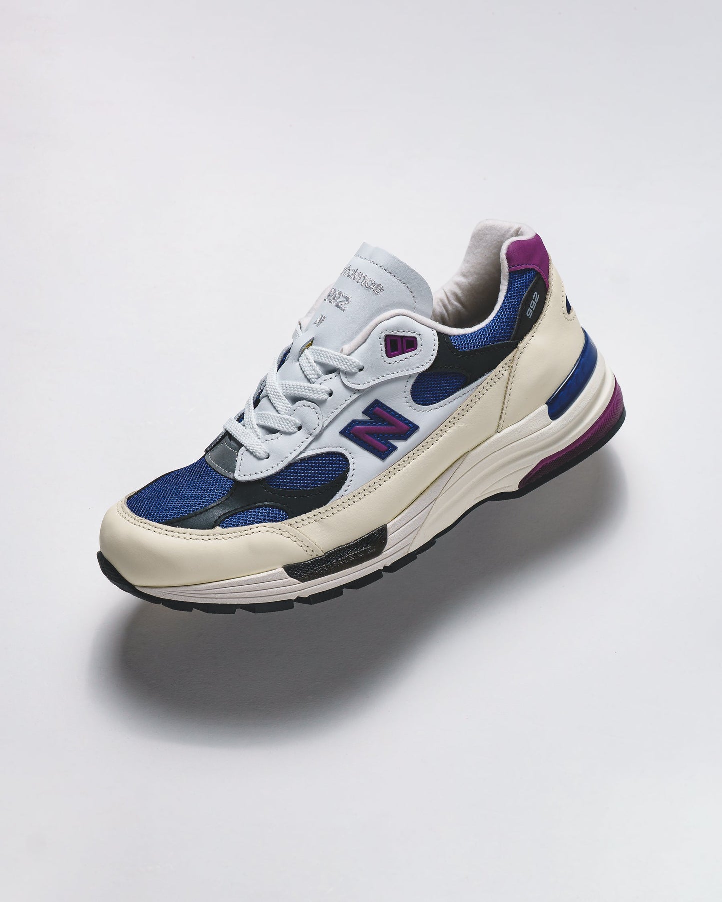 New Balance Men Made in USA 992 White Royal Purple Fuschsia U99278L
