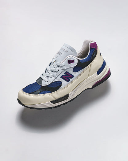 New Balance Men Made in USA 992 White Royal Purple Fuschsia U99278L