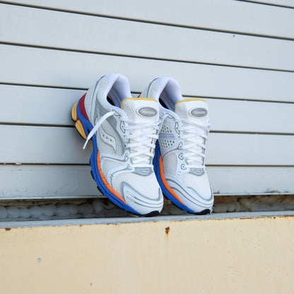 Mens Saucony ProGrid Triumph 4  Galaxy (White/Multi)