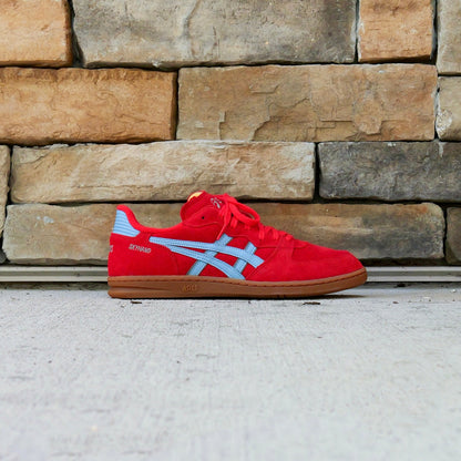 Mens Asics Skyhand OG (Electric Red/Harbor Blue)