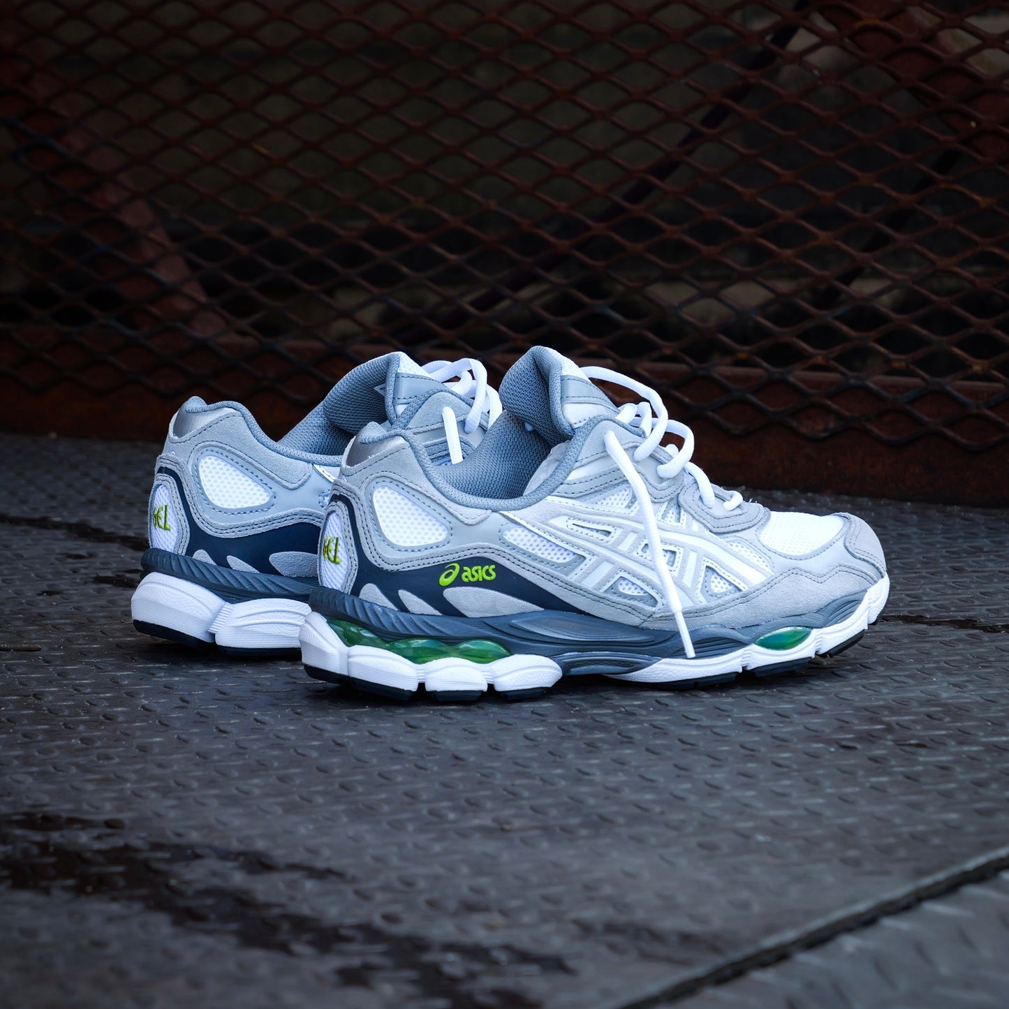 Mens Asics Gel-NYC (White/Glacier Grey)