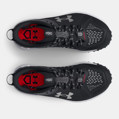 Men's Under Armour Yard Turf Baseball Cleats "Black White"