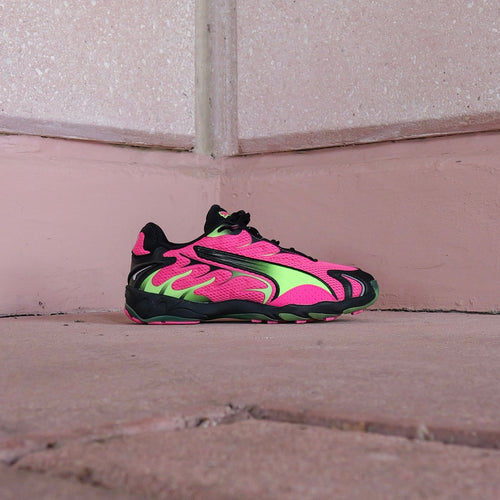 Mens Puma Inhale (Fluro Pink/Green Glare)