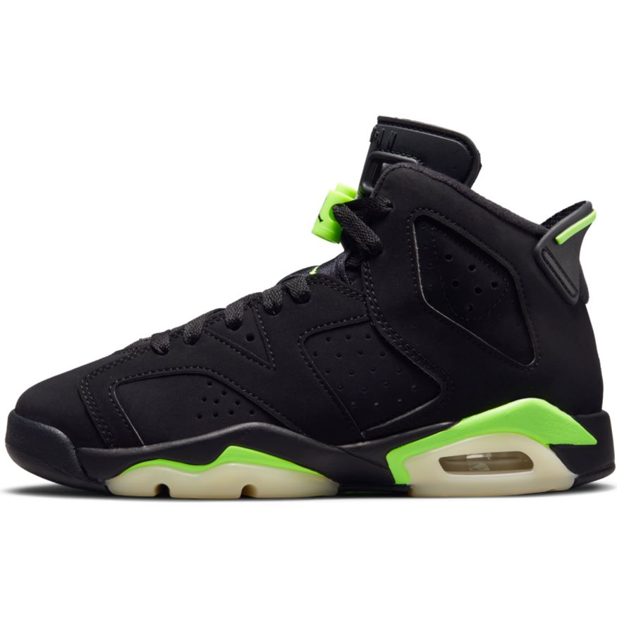 Big Kids' Air Jordan 6 Retro "Electric Green"