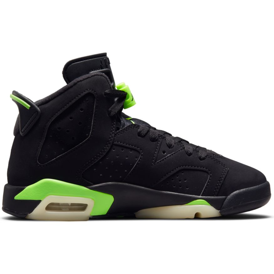 Big Kids' Air Jordan 6 Retro "Electric Green"