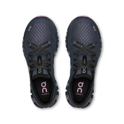 On Running | Cloud X 4 | Women's | Navy/Sakura