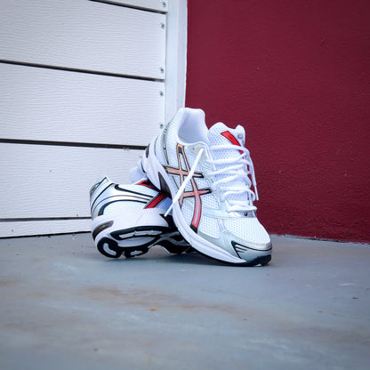 Mens Asics Gel-1130 (White/Red Snapper)