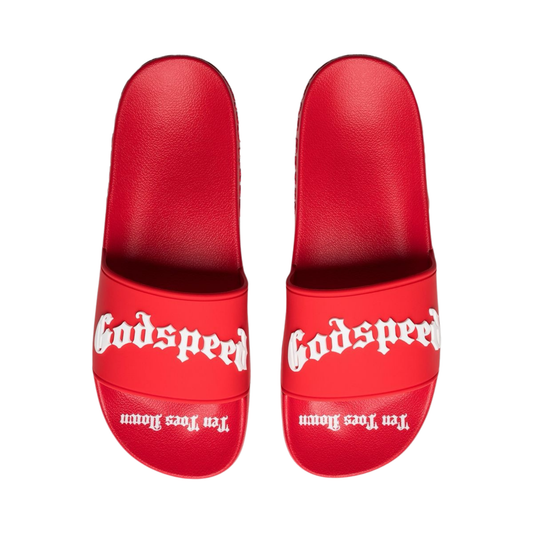 Godspeed OG Logo Slides (Red) BOOM