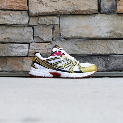Mens Saucony Ride Millennium (White/Gold)