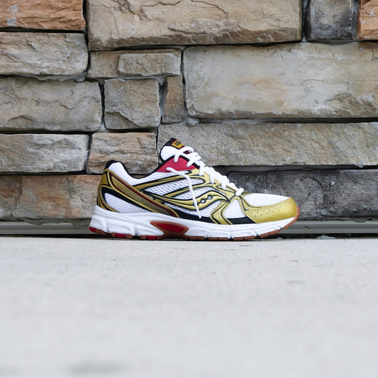 Mens Saucony Ride Millennium (White/Gold)