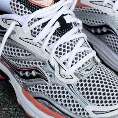 Mens Saucony ProGrid Omni 9 (Silver/Orange)