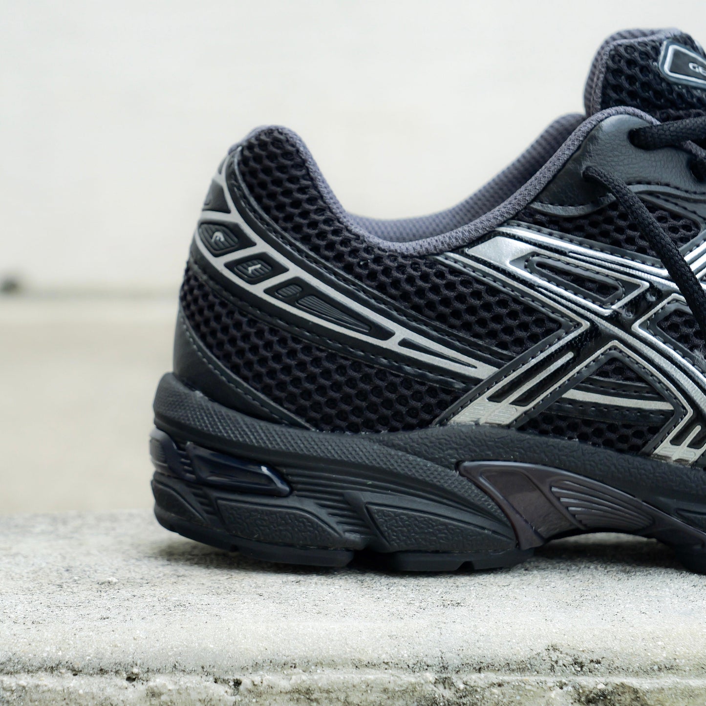 Mens Asics Gel-1130 (Black/Pure Silver)