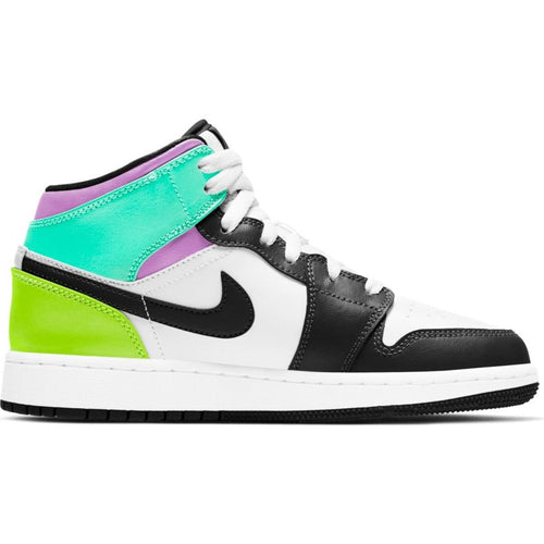 Big Kids' Air Jordan 1 Mid "Pastel Black Toe "