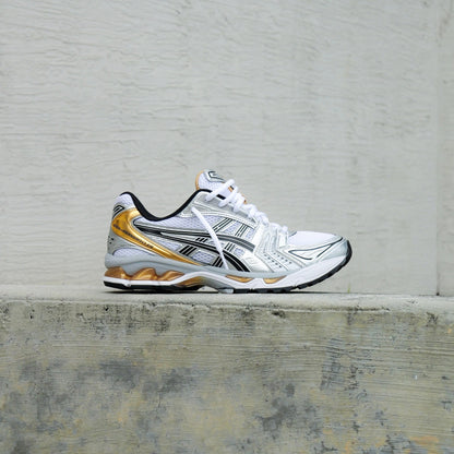 Mens Asics Gel-Kayano 14 (White/Pure Gold)