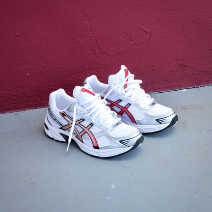 Mens Asics Gel-1130 (White/Red Snapper)