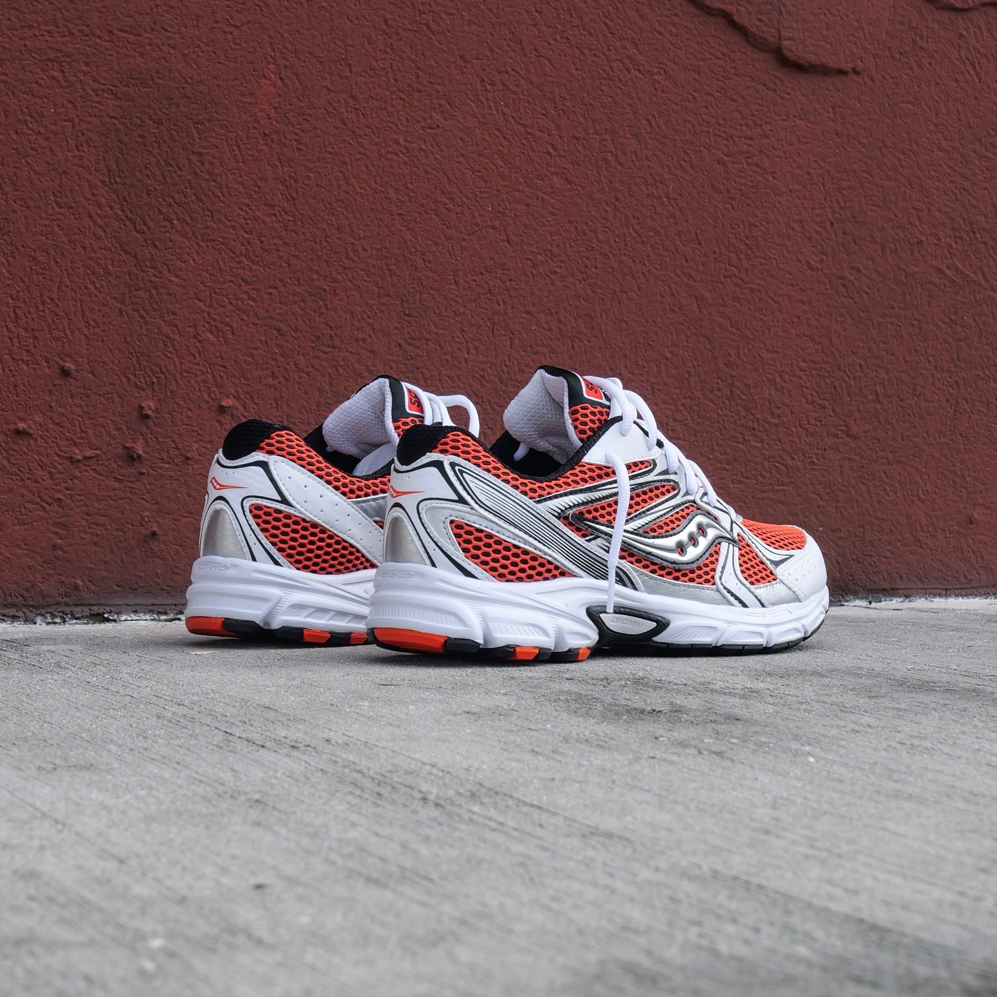 Mens Saucony Ride Millennium (Orange/Silver)