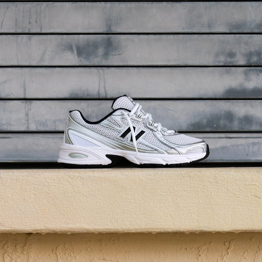 Mens New Balance 740 (White/Silver Metallic/Black) - U740NW2
