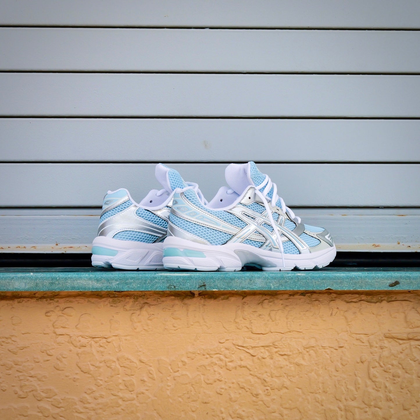 Mens Asics Gel-1130 (Faded Denim/Pure Silver)