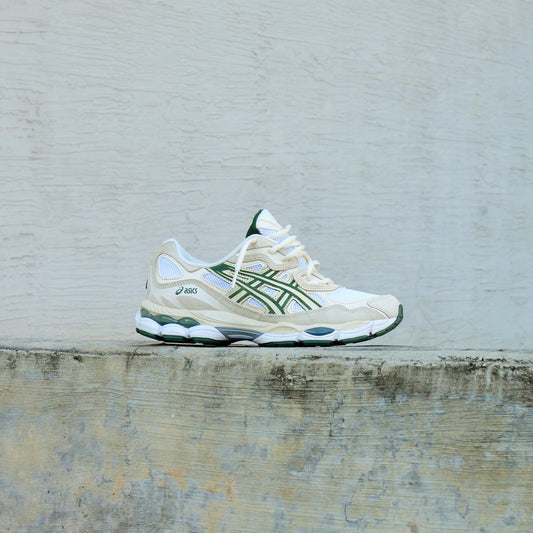 Mens Asics Gel-NYC (Ivory/Forest Night)