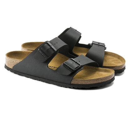 Birkenstock Womens Arizona Sandals - Black Birko-Flor