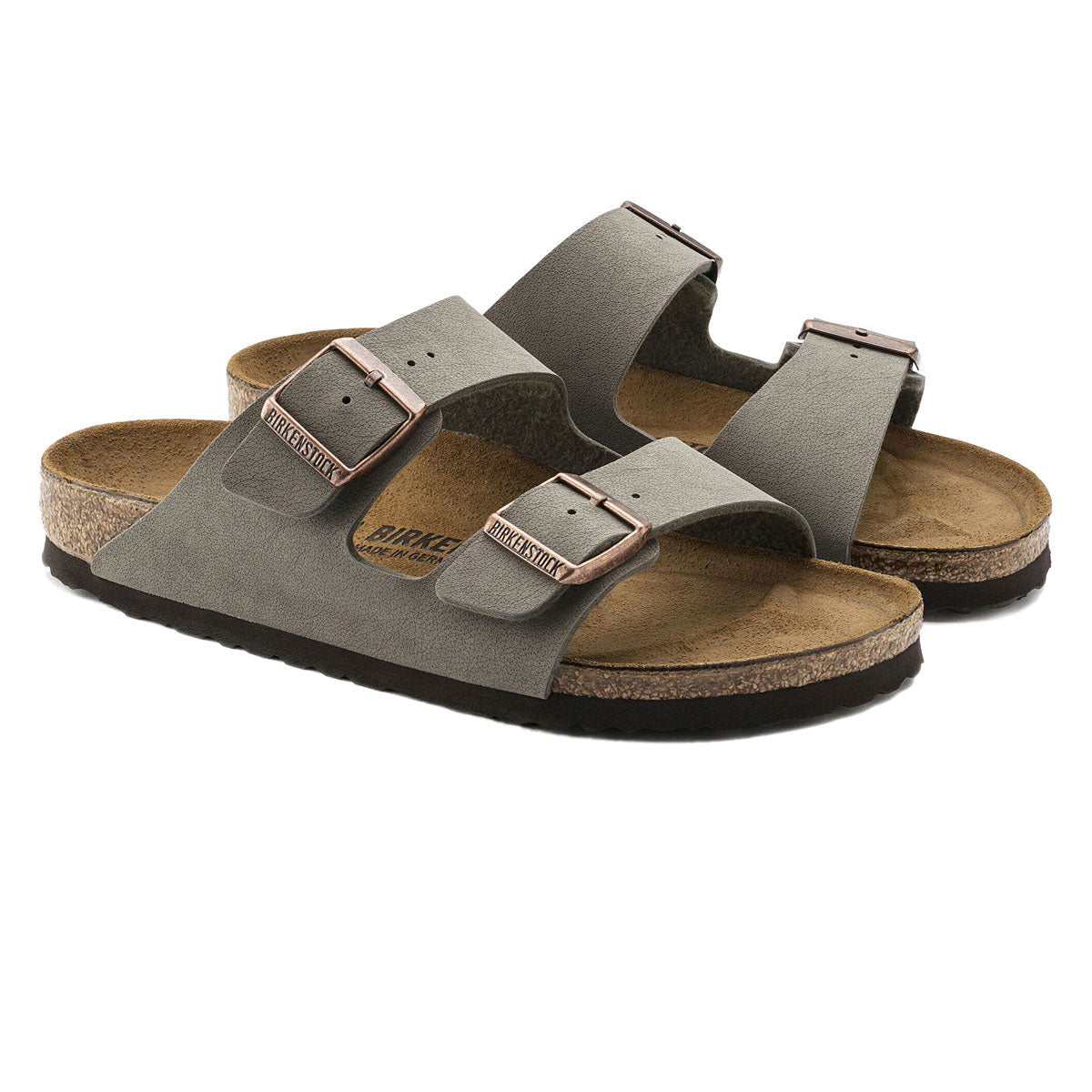 Birkenstock Arizona Sandals - Stone Birkibuc