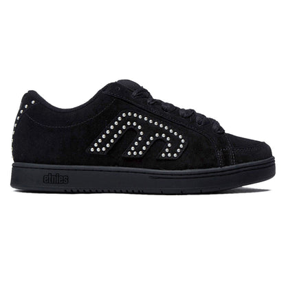 Etnies Kingpin Shoes - Black/Black/Silver