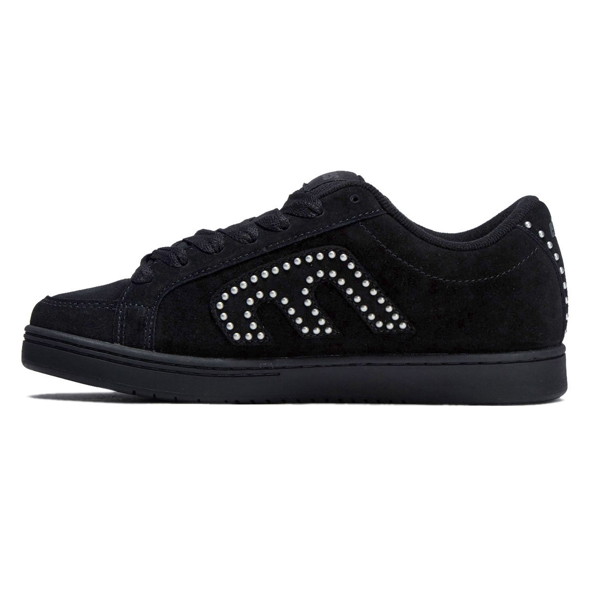Etnies Kingpin Shoes - Black/Black/Silver